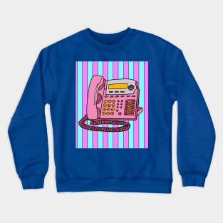 Old Antique Retro Phones Crewneck Sweatshirt